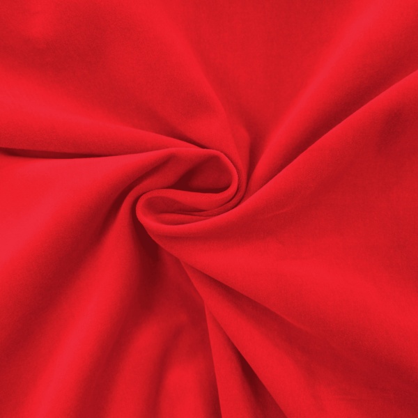 Cotton Velvet Red